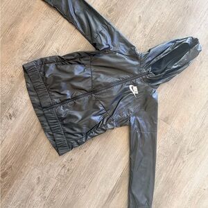 Nike Black Windbreaker Youth Jacket